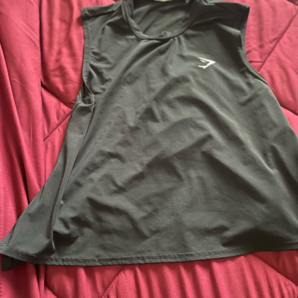 Gymshark Black Muscle Tee